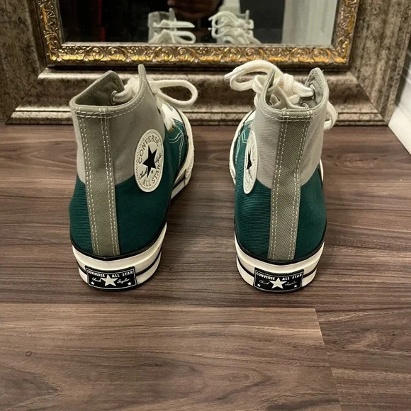 Converse Unisex Chuck 70 Colorblock Sneakers, Light Field Surplus, Green - Picture 5 of 8